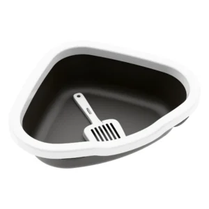 Corner Cat litter tray