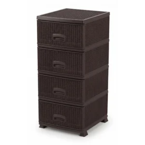 Retro 4-drawer storage unit